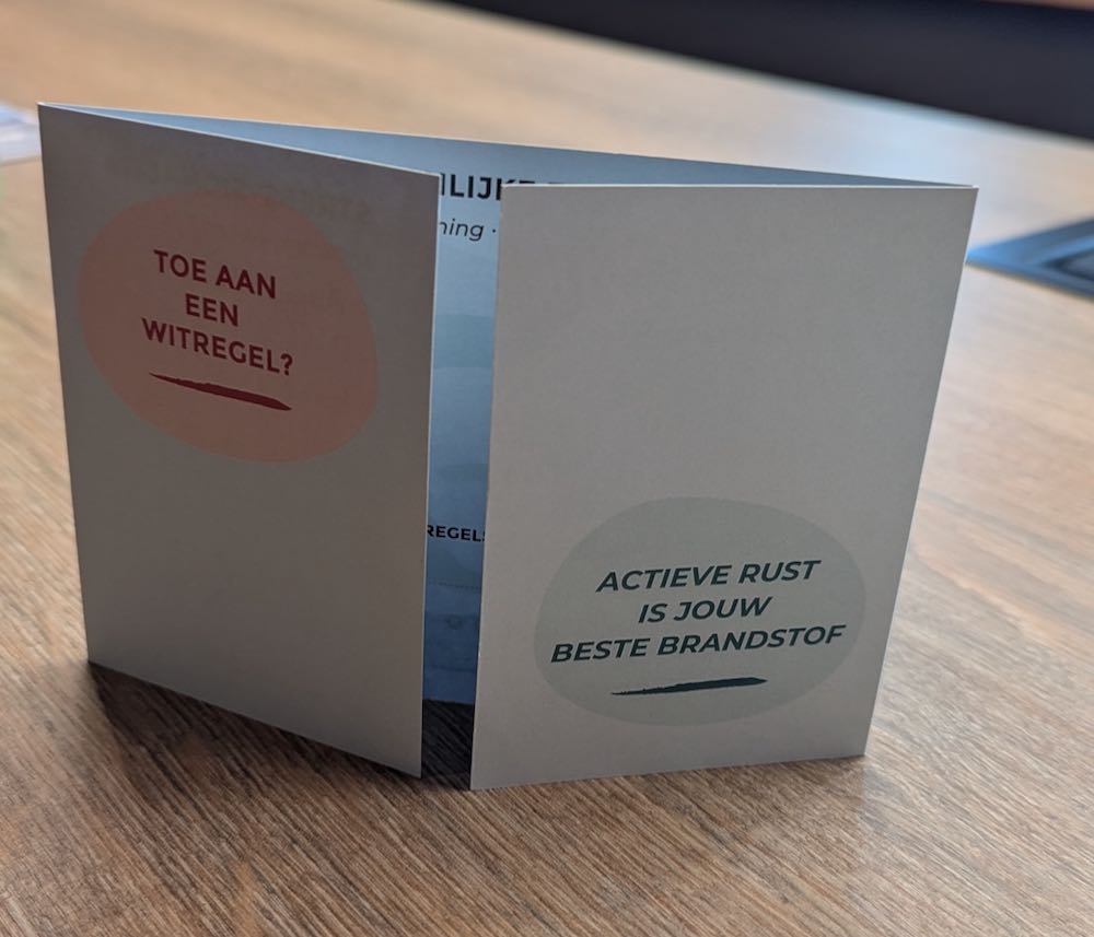 Workshop Actieve Rust Overheid Back to Zen